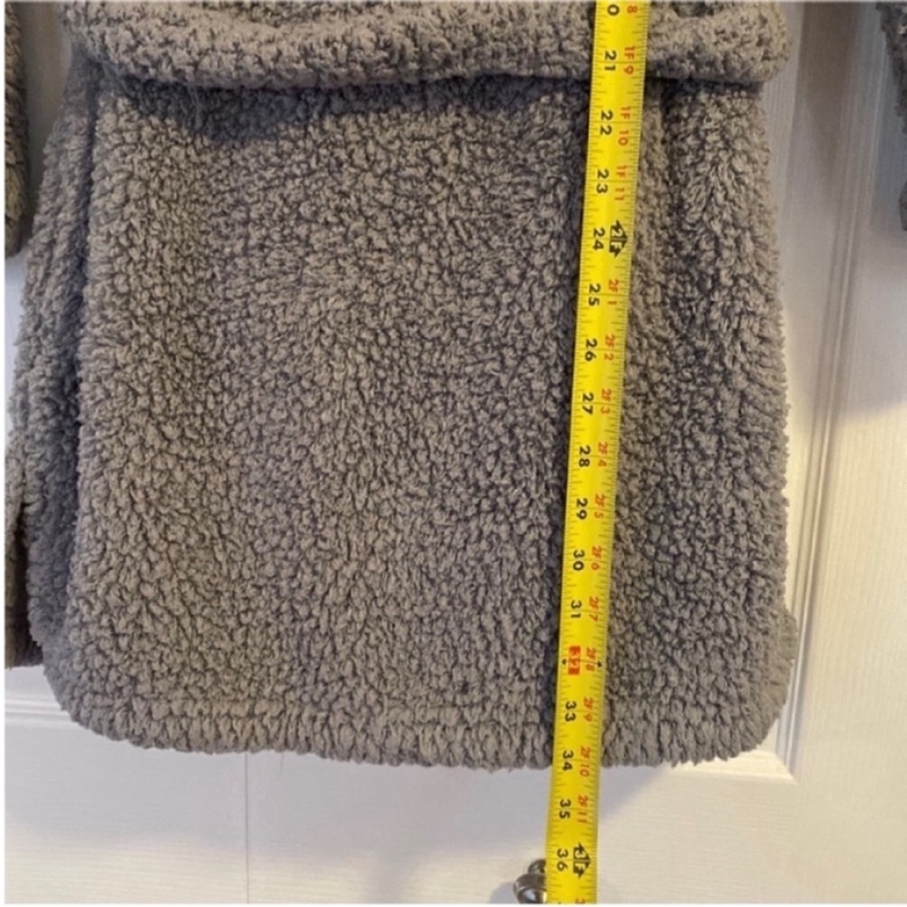 Natori Sherpa robe gray size Small Medium - Picture 6 of 8